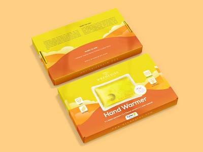 Hand Warmer branding design graphic design hand warmer illustration label label design packaging packaging design