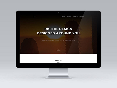 Online Portfolio Update homepage layout website