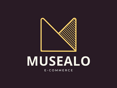 Musealo Logo Concept adobe branding concept concept logo design e commerce logo graphic design illuminators graphic logo logo concept musealo logo