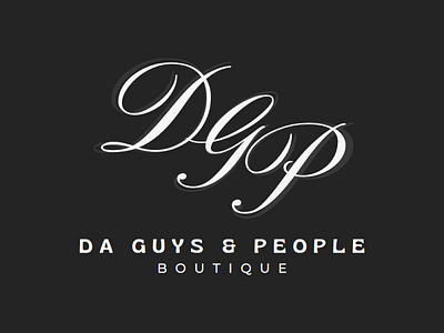 Da Guys & People Boutique Logo adobe boutique boutique logo branding concept logo graphic design illuminators graphic logo