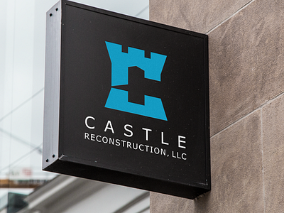 CASTLE Reconstruction, LLC branding construction logo modern