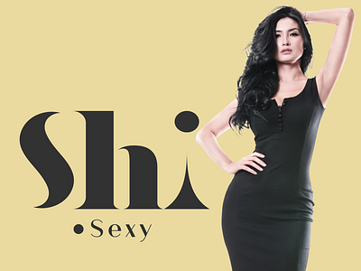 Shi *sexy boutique feminine logo modern simplicity