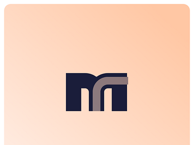 Mr. Mohsen Rezvanian (M r) Monogram Personal LOGO branding graphic design logo