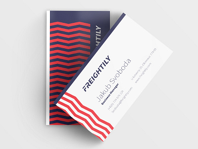 Business cards - Freightily brand branding business business card card cards print