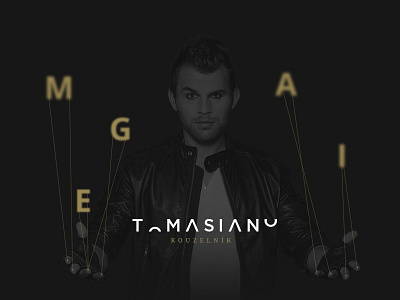 Magician T O M A S I A N O branding dark design identity logo magician magie