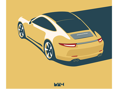 50th Anniversary 911 cars design graphic design illustration poster