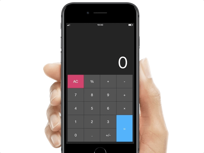 Daily UI 004 : Calculator calculator dailyui framer ios iphone