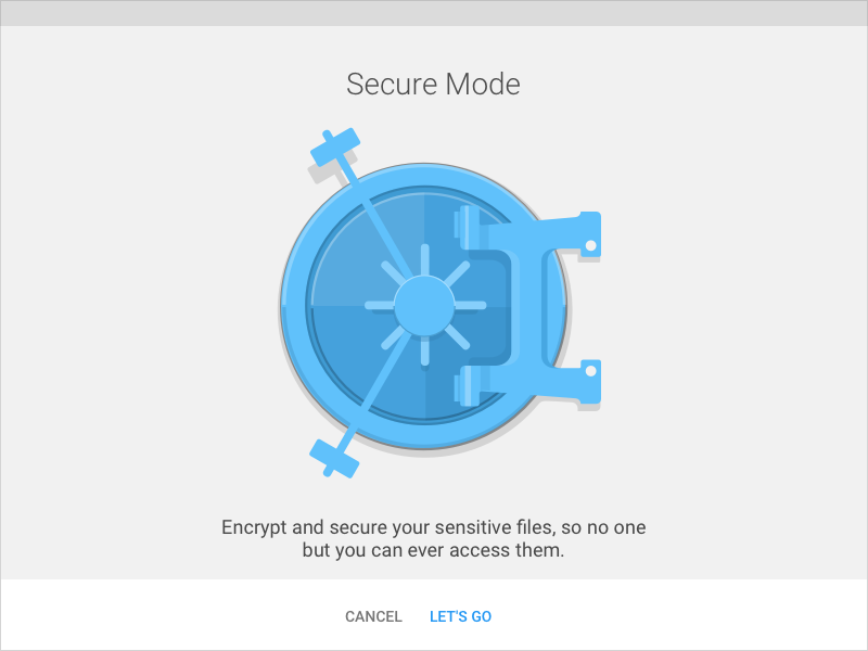 Vault Door file commander encryption secure door vault
