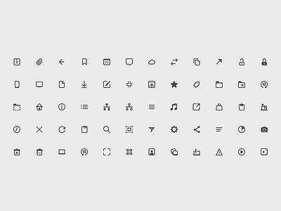 An icon set that never made it flat framer icons