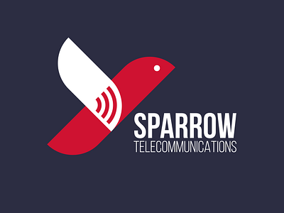 Sparrow Telecommunications logo armenia bird brand logo logo design logodesign logos logotype sparrow telecom