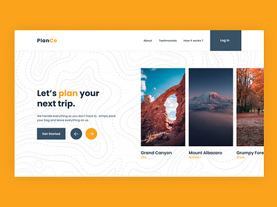 PlanCo - Landing Page branding graphic design ui webflow