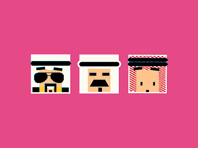 Cute Arab charachters arab character clipart cute flat smiley square