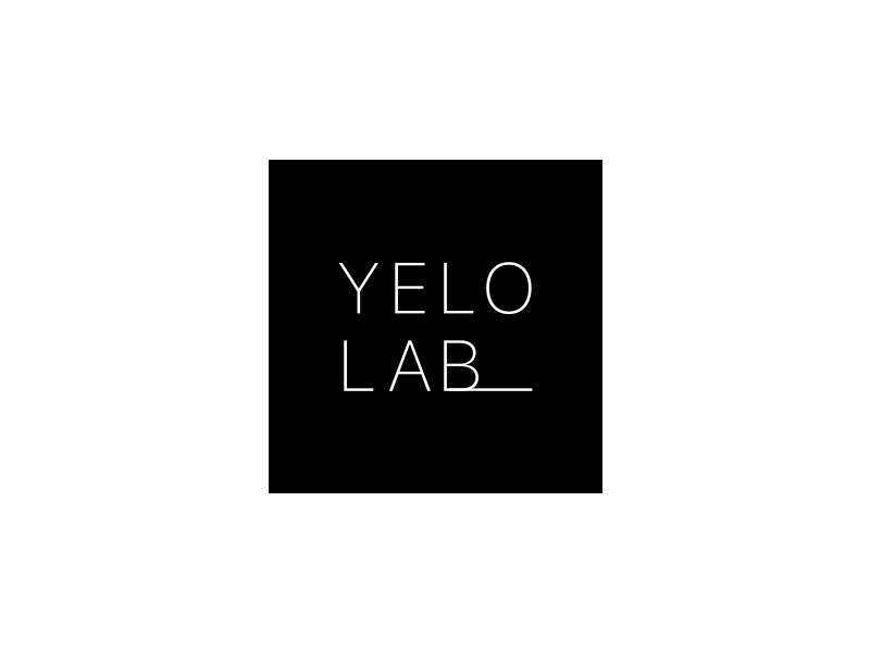 Yelo lab Logo design lab logo yelo