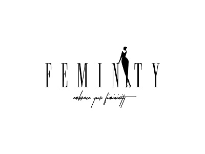 Feminity logo elegance femininity grace lady passion power woman