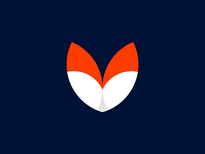 Minimal Fox animal animales fox icon logo mark minimal