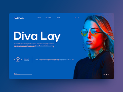 MAD Music | Artist Page concept