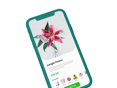 flower app art app art design app branding design graphic design illustration logo mobile ui vector