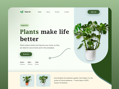 Plant Shop - Landing Page