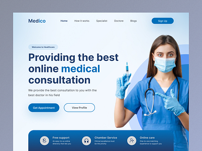 Medical Healthcare service web design