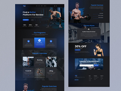 Gym Landing Page