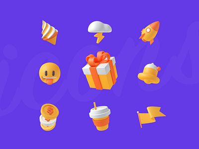 3D iconset