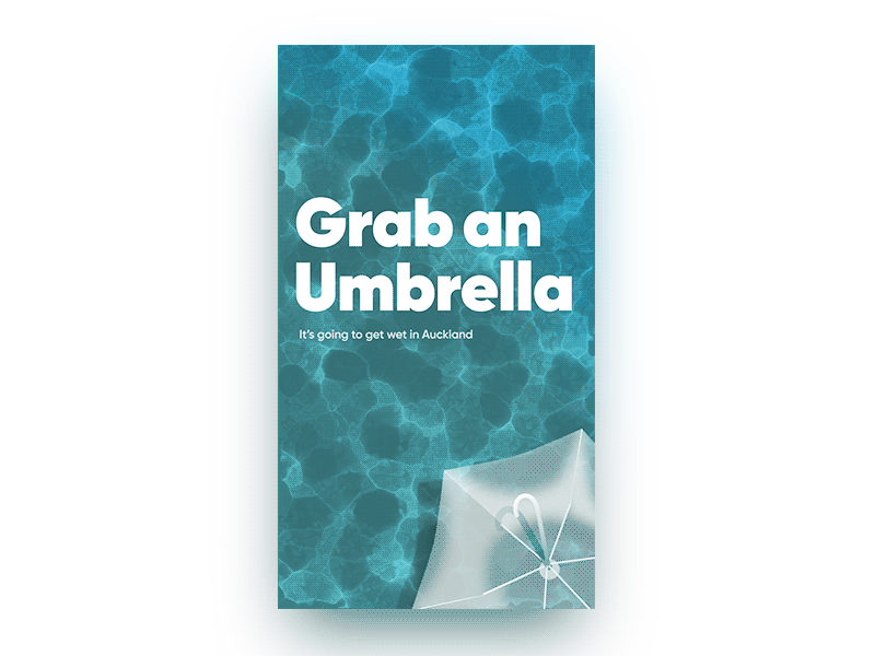 Rainy app animation rain rainy ui umbrella wet