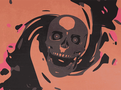 Skulls animation illustration art