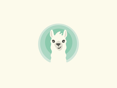 Cute Llama Logo alpaca cartoon character curious cute llama logo mascot playful quirky