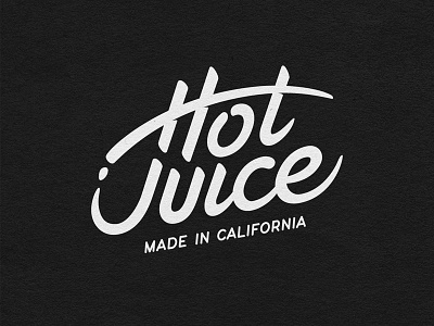 Hot Juice custom lettering customtype hand lettering handmade hot juice lettering logo script typography