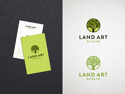 Land Art art landscape architecture landscape design logo mark mosaic stained glass tree