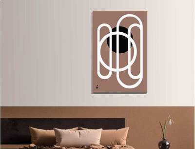 Abstract painting "Symphony" abstract art branding design graphic design illustration logo minimalism print ui vector