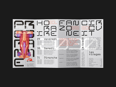 Formula One 2030 // Leaflet branding color design layout design leaflet logo type design typeface typography typography design vector