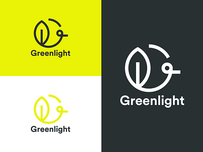 GREENLIGHT branding color design graphism icon illustration logo minimalist typography vector