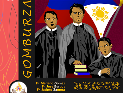 GomBurZa graphic design illustration portrait