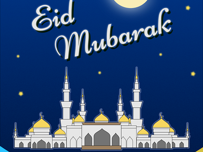 Holiday Greetings - Eid'l Fitr design graphic design illustration