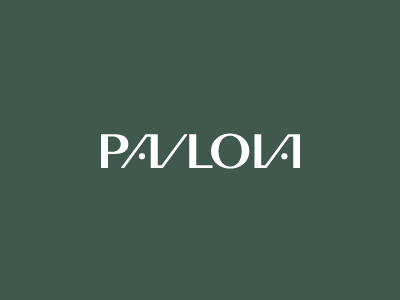 Pavlova identity laconic ligatura logo mark minimalism type typography