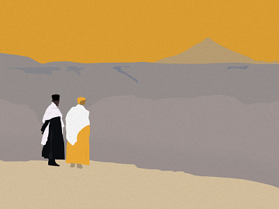 Hope and Despair - Minimal Ethiopia/Africa illustration