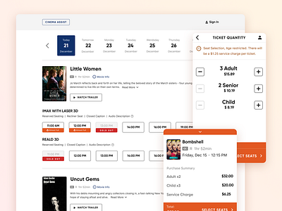 Cinema Assist - Ticketing App