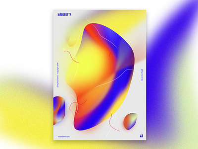 Poster #4 abstract abstract art baugasm blend blend tool colorful design gradient illustrator liquify photoshop poster poster design singapore