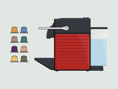 Coffee Machine Illustration