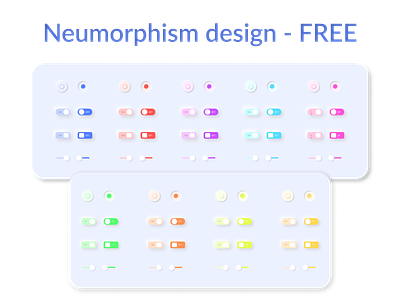 Neomorphs Buttons - FREE TO USE buttondesign design figma graphic design illu illustration neumorphism design free neumorphs ui vector