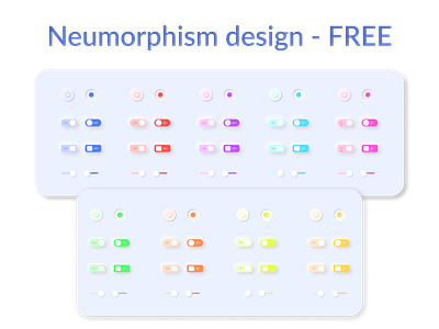 Neomorphs Buttons - FREE TO USE