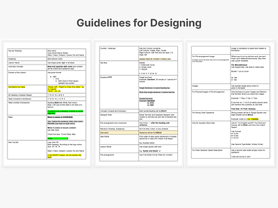 Instructions for the Design!! google doc guidelines instructions microsoft word ms word