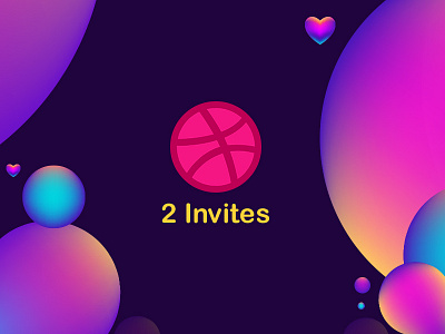 Two Dribbble Invites