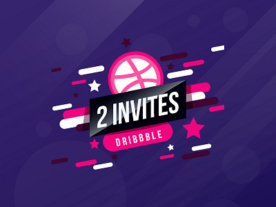 2 Dribbble Invite invites