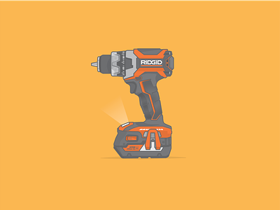 Drill detailed illustration illustration art lineart powertools rigid tool tools
