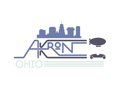 Akron akon city lines ohio