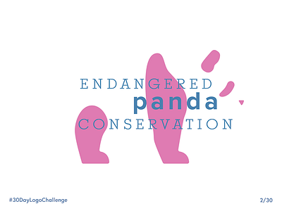 Logo Challenge I Panda 30day challenge logo panda