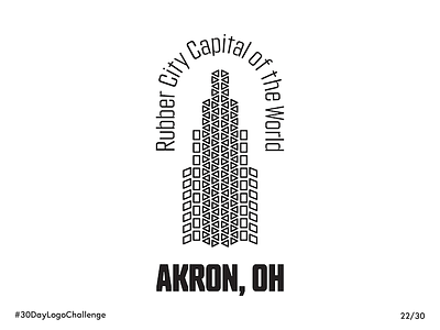 Logo Challenge I City akron challenge daily logo ohio tire