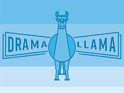 Drama Llama animals drama lines llama